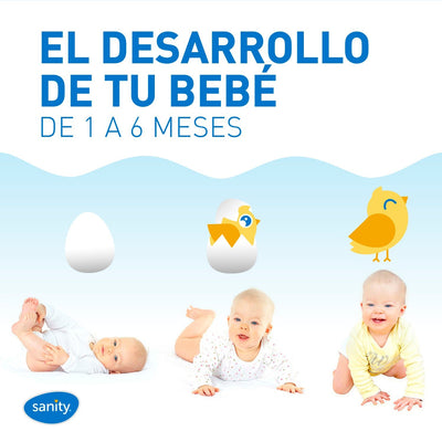 El desarrollo del bebé: 1 a 6 meses